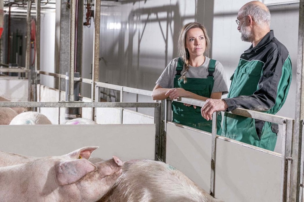 multi-location trials at swine validation farms in Canada