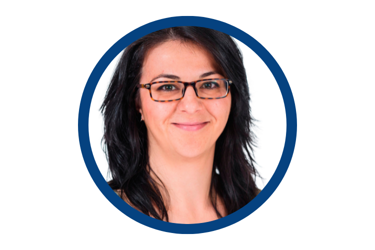 Picture in a circle of Clara Alfonso-Carrillo