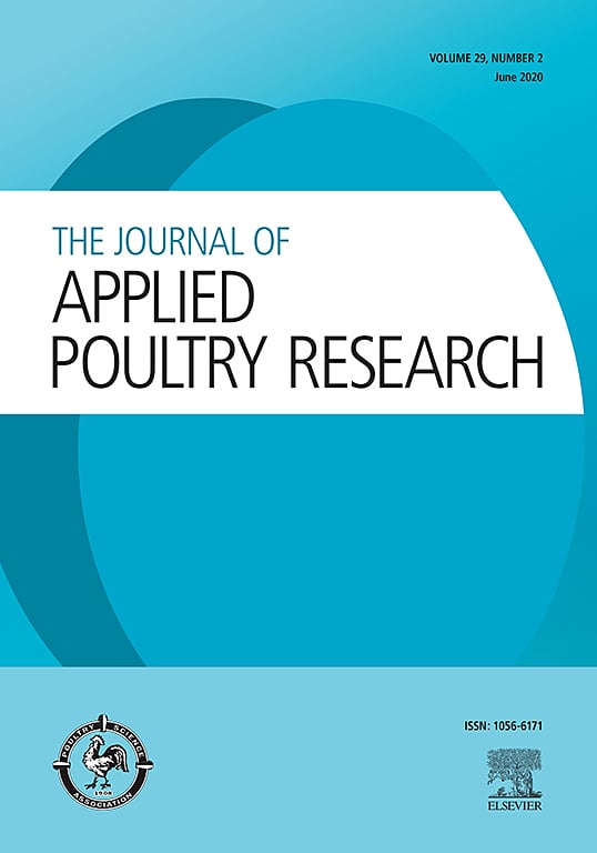 Journal of applied poultry research