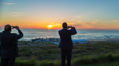 The sun always shines